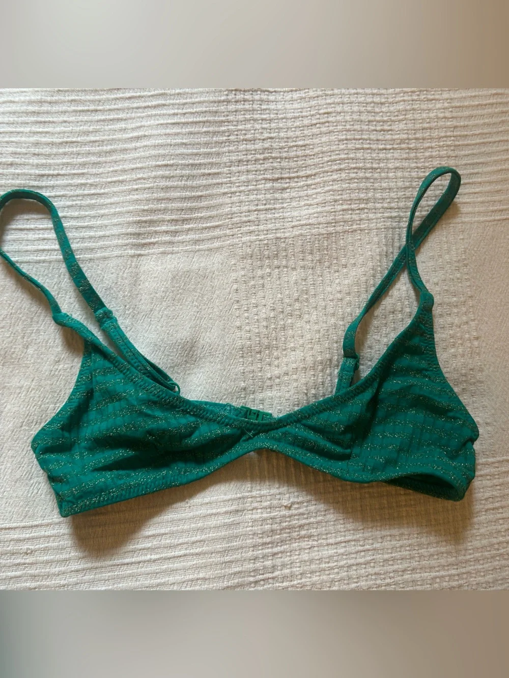 Triangl Green Bikini Set with Matching Bag